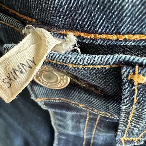 Rag & Bone Skinny Stretch Denim Jeans in Bedford Wash - Picture 6 of 10